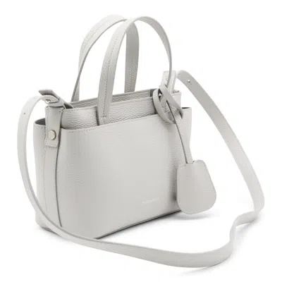 Fabiana Filippi Pebble-grain Tote Bag In Gray