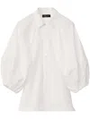 Fabiana Filippi Balloon Sleeves Blouse In White