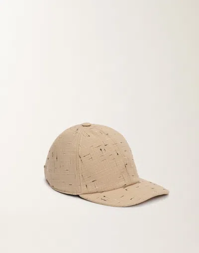 Fabiana Filippi Baseball Cap In Buttoned Tailoring