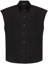 Fabiana Filippi Bead-detail Shirt In Black