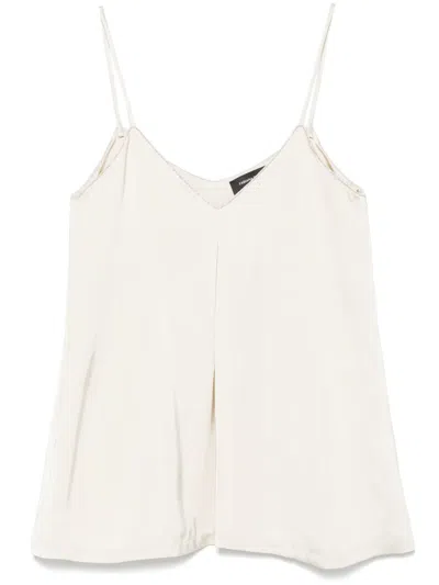 Fabiana Filippi Bead-detail Tank Top In Neutrals