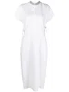 Fabiana Filippi Bead-embellished Midi Dress In White