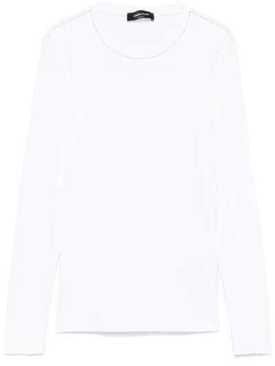 Fabiana Filippi Beaded T-shirt In White