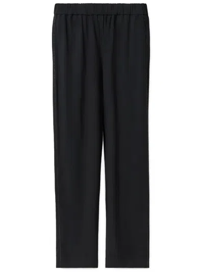 FABIANA FILIPPI BEADED-TRIM TROUSERS