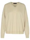 Fabiana Filippi Women's Luxurious 100% Cashmere Sweater In Beige