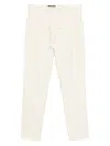 Fabiana Filippi Slim Drawstring Trousers In Neutral