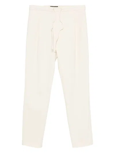 FABIANA FILIPPI BEIGE DRAWSTRING TROUSERS