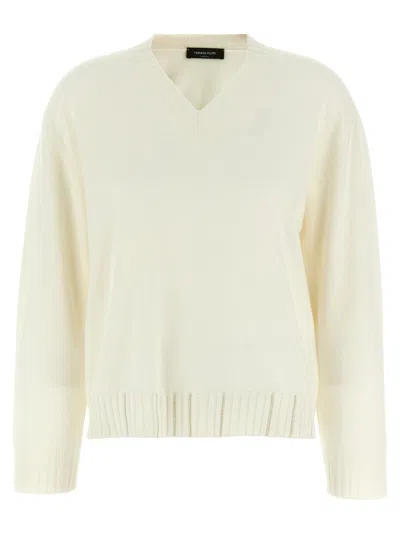 FABIANA FILIPPI BEIGE JEWEL DETAIL SWEATER