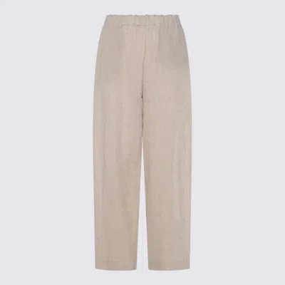 FABIANA FILIPPI FABIANA FILIPPI BEIGE LINEN PANTS
