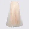 Shop Fabiana Filippi Beige Skirt In Powder