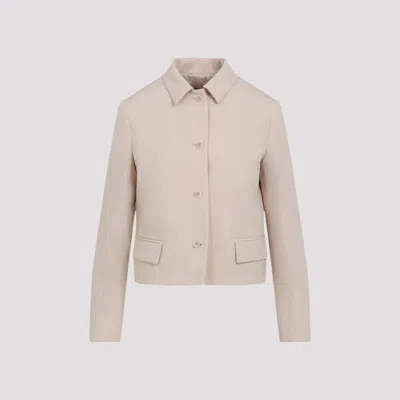 FABIANA FILIPPI BEIGE VIRGIN WOOL JACKET