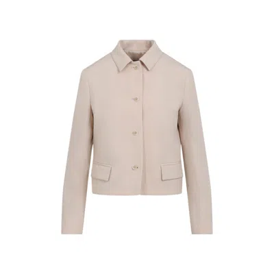 Fabiana Filippi Beige Virgin Wool Jacket