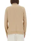 Fabiana Filippi Beige Virgin Wool Silk Tops In Neutral