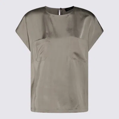 FABIANA FILIPPI FABIANA FILIPPI BEIGE VISCOSE TOP