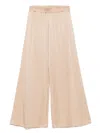 Fabiana Filippi Enver Satin Wide Jogging Trousers In Neutral