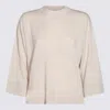 Fabiana Filippi Beige Wool Knitwear In Beige