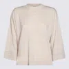 Fabiana Filippi Beige Wool Knitwear In Beige