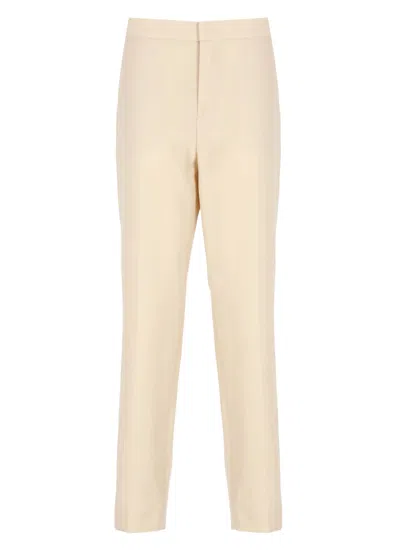 FABIANA FILIPPI FABIANA FILIPPI BEIGE WOOL PANTS