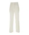 Fabiana Filippi White Linen Viscose Wide Trousers In White