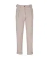 Fabiana Filippi Belt Loop Belt Casual Pants In Nude