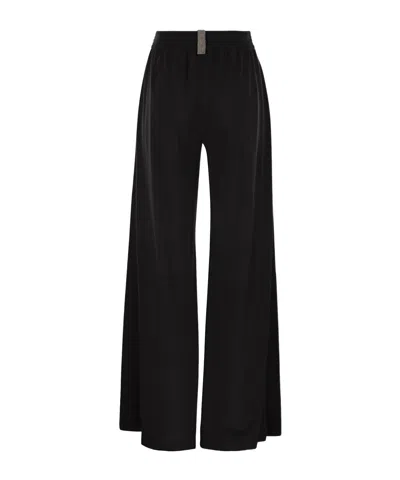 Fabiana Filippi Belt Loop Casual Pants In Black