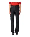 Fabiana Filippi Five Pocket Denim Trousers With Belt Loops In Black