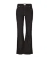 Fabiana Filippi 5-pocket Denim Trousers With Flare In Black