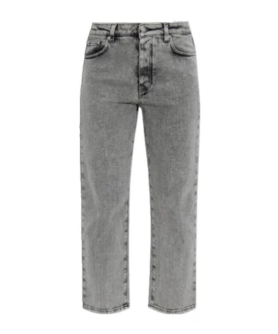 Fabiana Filippi Belt-loop Jeans In Gray
