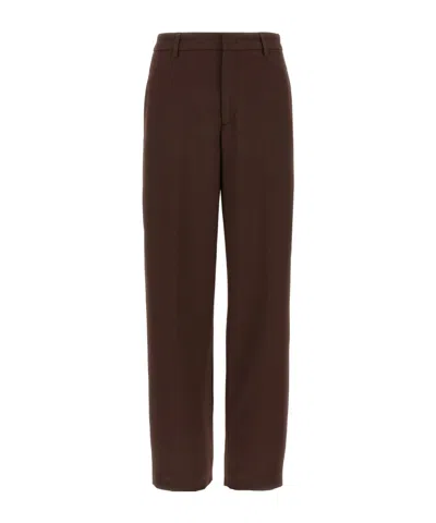 Fabiana Filippi Belt Loops Slacks In Brown