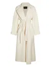 Fabiana Filippi Double-faced Soft Wool And Cashmere Coat In Neutral