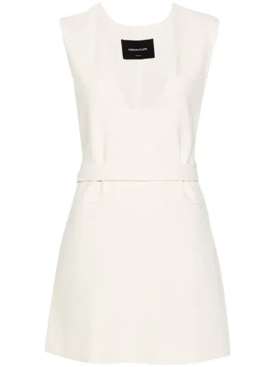 Fabiana Filippi Belted-waist Dress In 中性色