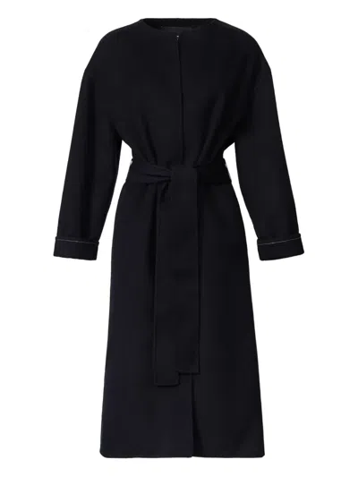 FABIANA FILIPPI BELTED WOOL COAT