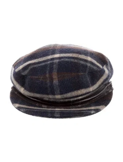Pre-owned Fabiana Filippi Beret In Blue