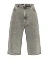 Fabiana Filippi Bermuda Denim Shorts In Gray