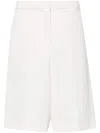 Fabiana Filippi Tailored Bermuda Shorts In Bianco