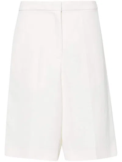 Fabiana Filippi Tailored Bermuda Shorts In Bianco