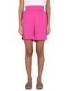 Fabiana Filippi Elasticated-waistband Detail Shorts In Purple