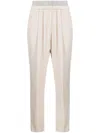 Fabiana Filippi Tailored Ankle Length Trousers In Neutrals