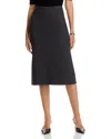 Fabiana Filippi Bi Stretch Scuba Wool Blend Pencil Skirt In Gray
