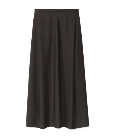 Fabiana Filippi Bistretch Flared Skirt In Black