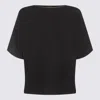 FABIANA FILIPPI FABIANA FILIPPI BLACK COTTON KNITWEAR