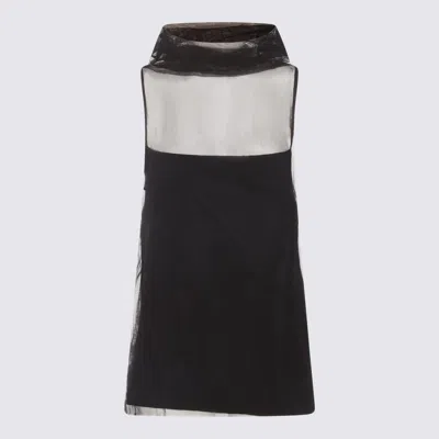 FABIANA FILIPPI BLACK COTTON TOP FABIANA FILIPPI