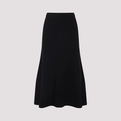 FABIANA FILIPPI BLACK FLARED HIGH-WAISTED SKIRT