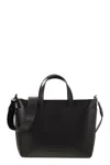 Fabiana Filippi Black Leather Totes In Black