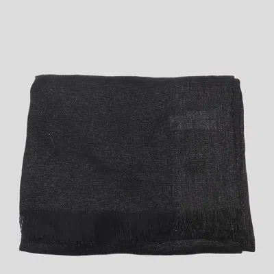 FABIANA FILIPPI FABIANA FILIPPI BLACK LINEN SCARVES