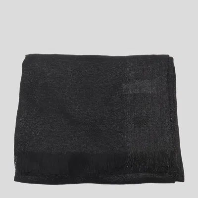 FABIANA FILIPPI FABIANA FILIPPI BLACK LINEN SCARVES