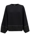 Fabiana Filippi Black Long-sleeve Top