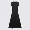 Fabiana Filippi Black Midi Dress In Black