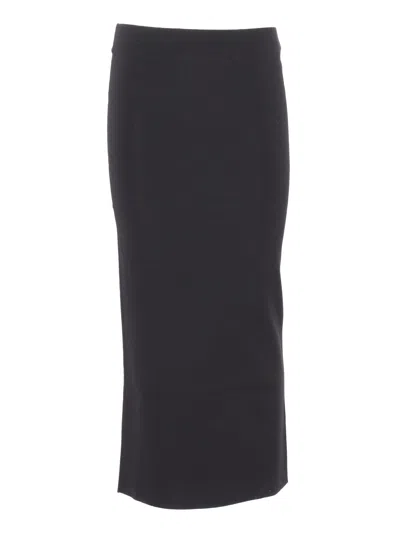 Fabiana Filippi Black Midi Skirt