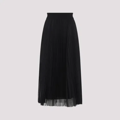 FABIANA FILIPPI BLACK PLEATED SKIRT